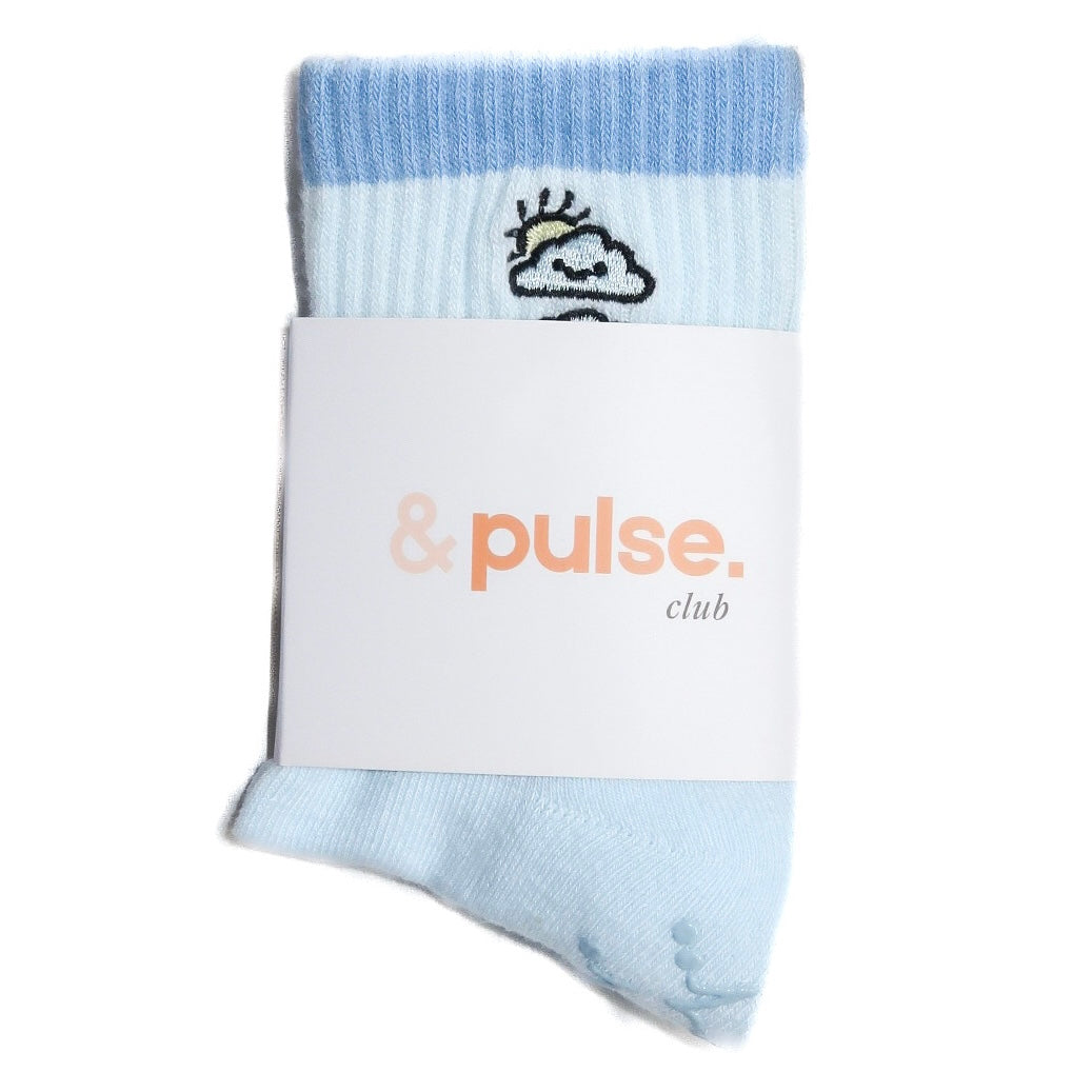 ON CLOUDS CREW GRIP SOCKS