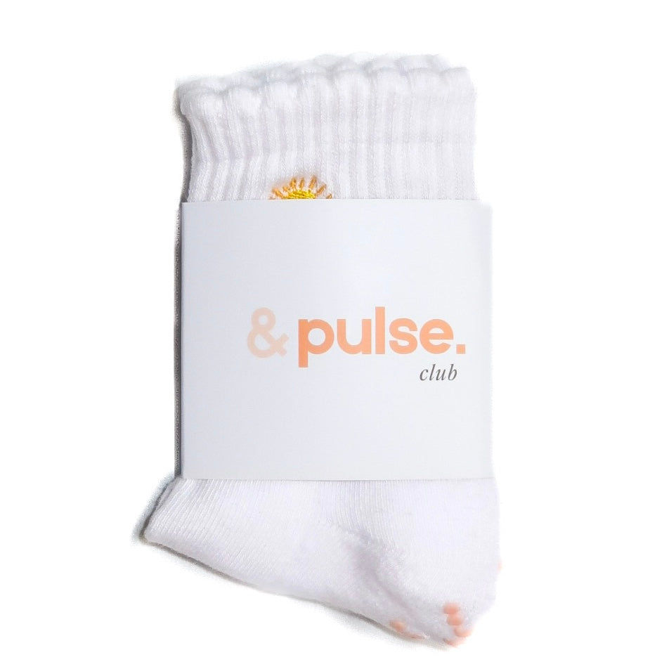 SUMMER GIRL CREW GRIP SOCKS